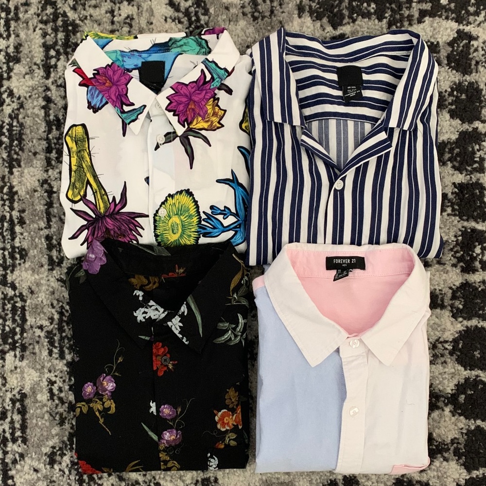 Men’s Button Down Bundle XL & XXL Shirts